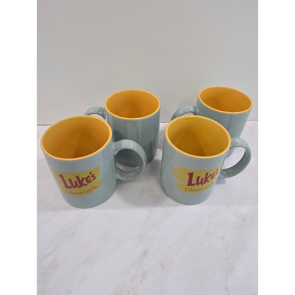 Set of 4 Stars Hollow Mug Gilmore Girls Luke's Diner TV Nostalgia Cozycore